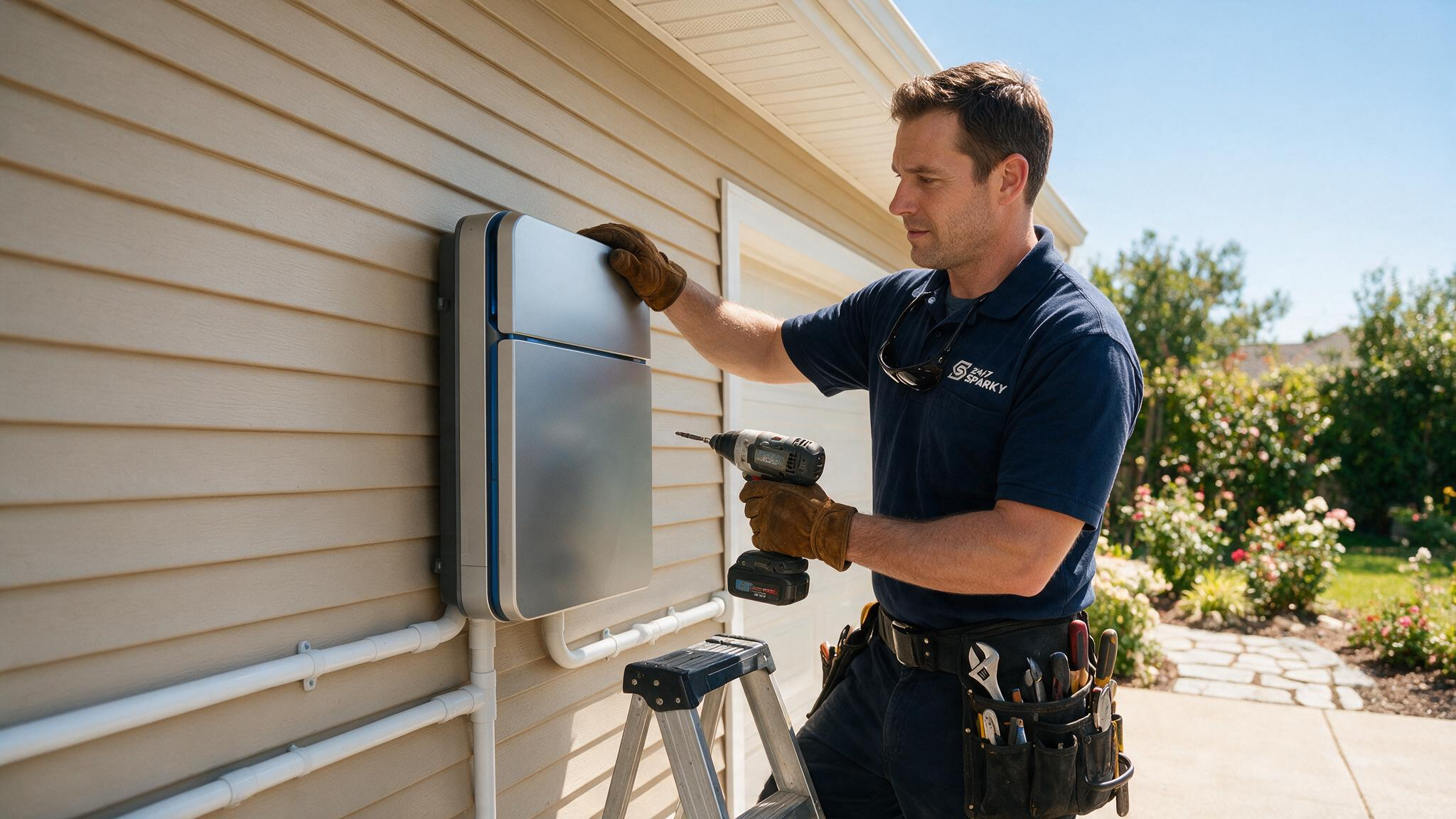 Solar Battery Installation
